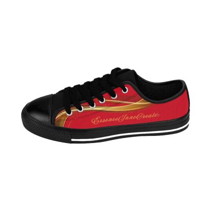 EssenceInnoCreate Striped Dark Red | Ladies LowTop Sneakers - Image 4