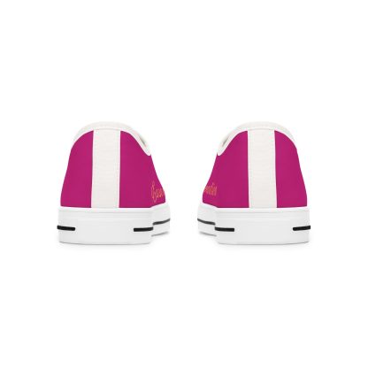 Ladies EssenceInno Pink | Classic White Trim LowTops - Image 7