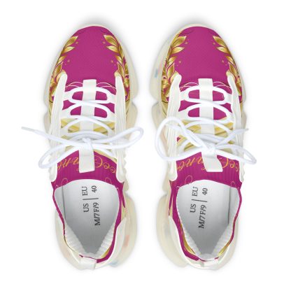 Luxe Storm Pink | Mesh Sneakers White - Image 2