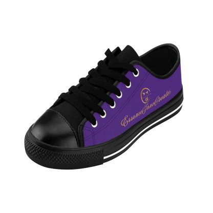 LowTop Sneakers Purple | EssenceInnoCreate Streetwear - Image 6