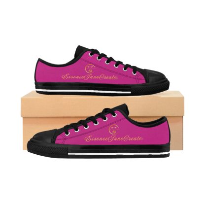 LowTop Sneakers Pink | EssenceInnoCreate Streetwear - Image 2