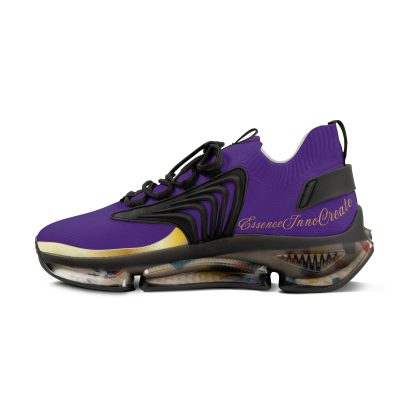 EssenceInnoCreate Purple | Men’s Mesh Sneakers Black - Image 6