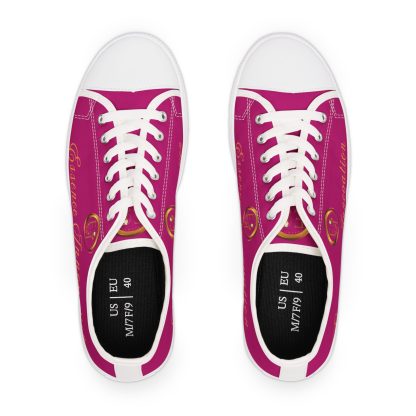 Ladies EssenceInno Pink | Classic White Trim LowTops - Image 6