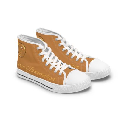 Essence Innovation Light Brown | Classic White Trim HighTops