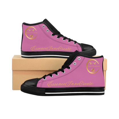 HighTop Sneakers Light Pink | EssenceInnoCreate Streetwear - Image 2