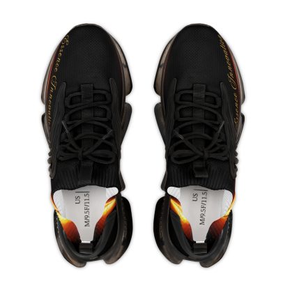 Black Trendsetter Flame Black | Mens Performance Sneakers - Image 2