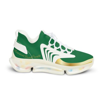 EssenceInnoCreate Green | Men’s White Trim Mesh Sneakers - Image 6