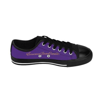 LowTop Sneakers Purple | EssenceInnoCreate Streetwear - Image 5