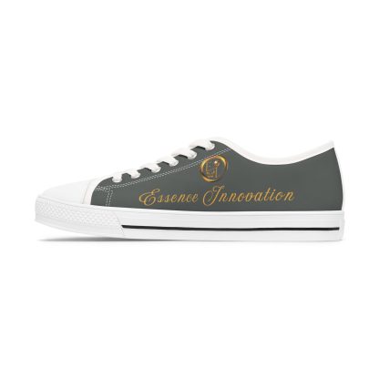 Ladies EssenceInno Dark Grey | Classic White Trim LowTops - Image 5