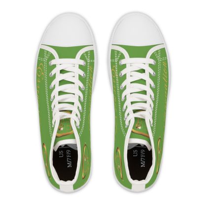 Essence Innovation Light Green | Classic White Trim HighTops - Image 2