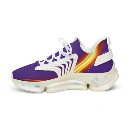 Purple Trendsetter Flame White | Mens Performance Sneakers - Image 6