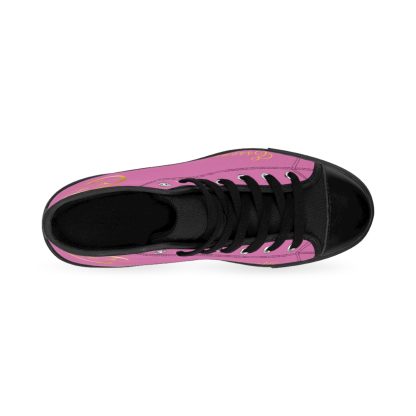 HighTop Sneakers Light Pink | EssenceInnoCreate Streetwear - Image 3