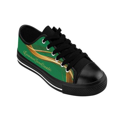 EssenceInnoCreate Striped Green | Ladies LowTop Sneakers - Image 9