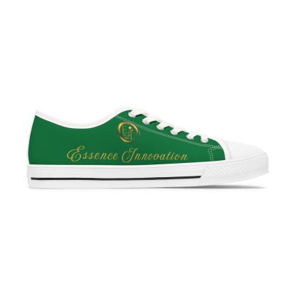 Ladies EssenceInno Green | Classic White Trim LowTops - Image 3