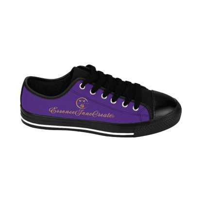 LowTop Sneakers Purple | EssenceInnoCreate Streetwear - Image 7