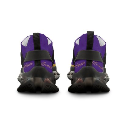 EssenceInnoCreate Purple | Men’s Mesh Sneakers Black - Image 3