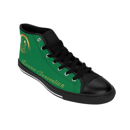 HighTop Classic Green | Ladies Black Trim Sneakers - Image 9