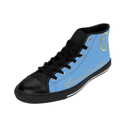 HighTop Sneakers Light Blue | EssenceInnoCreate Streetwear - Image 6