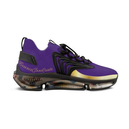 EssenceInnoCreate Purple | Men’s Mesh Sneakers Black - Image 4