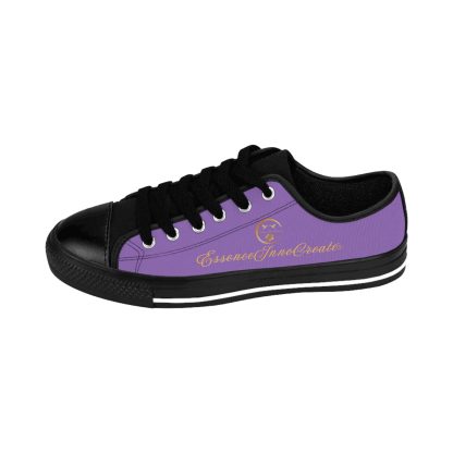 LowTop Sneakers Light Purple | EssenceInnoCreate Streetwear - Image 4