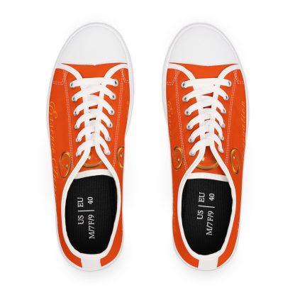 Ladies EssenceInno Orange | Classic White Trim LowTops - Image 6