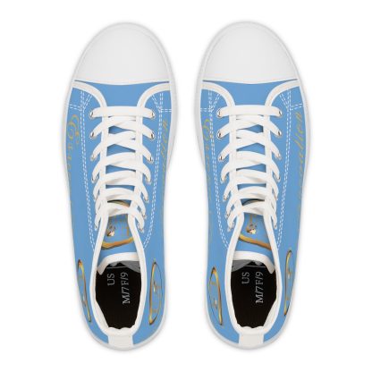 Essence Innovation Light Blue | Classic White Trim HighTops - Image 2