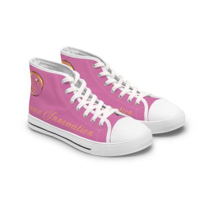 Essence Innovation Light Pink | Classic White Trim HighTops