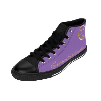 HighTop Sneakers Light Purple | EssenceInnoCreate Streetwear - Image 6