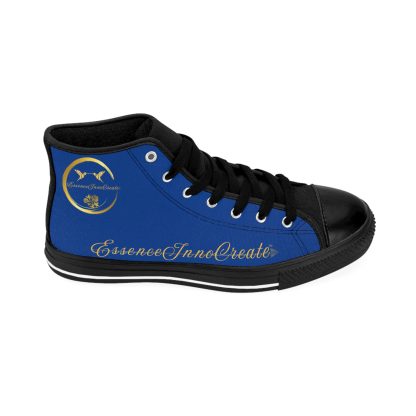 HighTop Sneakers Dark Blue | EssenceInnoCreate Streetwear - Image 7