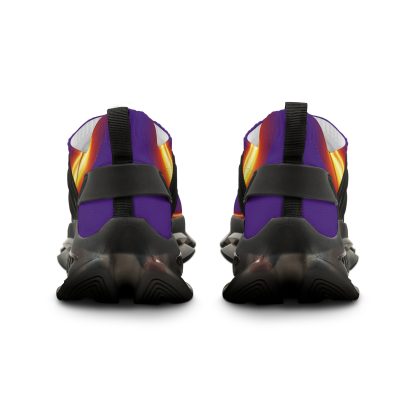 Purple Trendsetter Flame Black | Mens Performance Sneakers - Image 3