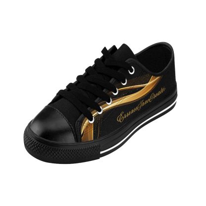 EssenceInnoCreate Striped Black | Ladies LowTop Sneakers - Image 6