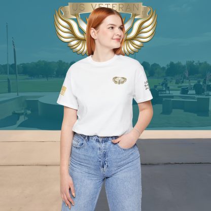 Essence White Veteran Tee – Clean Tribute T-Shirt - Image 18