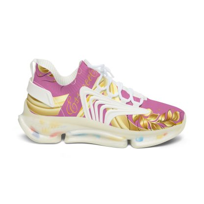 Luxe Storm Light Pink | Mesh Sneakers White - Image 7