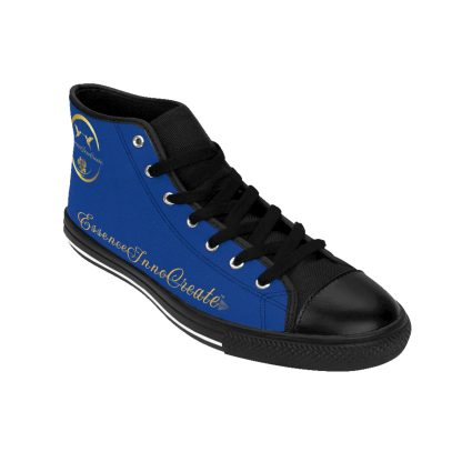 HighTop Sneakers Dark Blue | EssenceInnoCreate Streetwear - Image 9