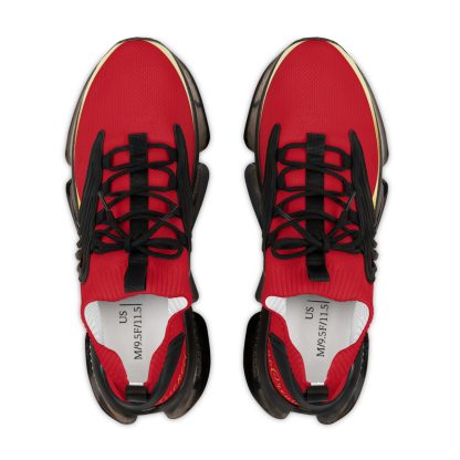 EssenceInnoCreate Dark Red | Men’s Mesh Sneakers Black - Image 2