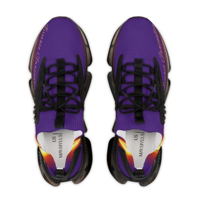 Purple Trendsetter Flame Black | Mens Performance Sneakers - Image 2