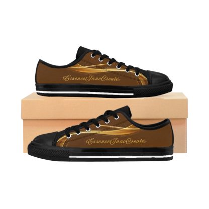EssenceInnoCreate Striped Brown | Ladies LowTop Sneakers - Image 2