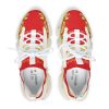 Luxe Storm Red | Mesh Sneakers White - Image 2