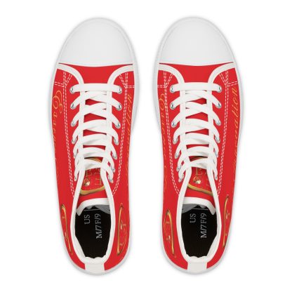 Essence Innovation Red | Classic White Trim HighTops - Image 2