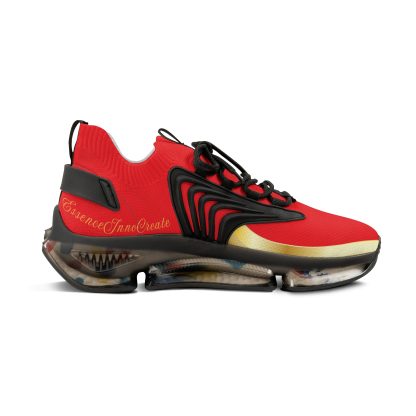 EssenceInnoCreate Red | Men’s Mesh Sneakers Black - Image 4