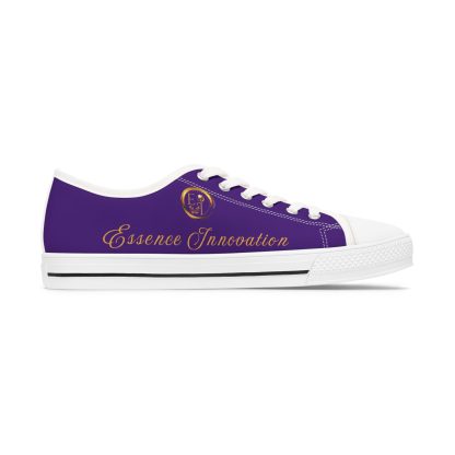 Ladies EssenceInno Purple | Classic White Trim LowTops - Image 3