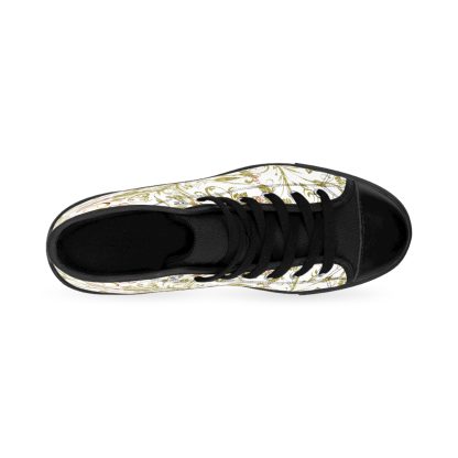 Bohemian BlackTop White | Black Sole HighTop Sneakers - Image 3