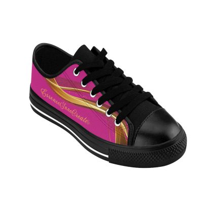 EssenceInnoCreate Striped Pink | Ladies LowTop Sneakers - Image 9