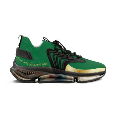 EssenceInnoCreate Green | Men’s Mesh Sneakers Black - Image 7