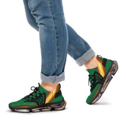 Green Trendsetter Flame Black | Mens Performance Sneakers - Image 10