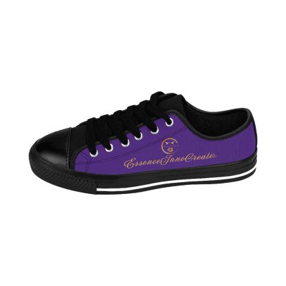 LowTop Sneakers Purple | EssenceInnoCreate Streetwear - Image 4