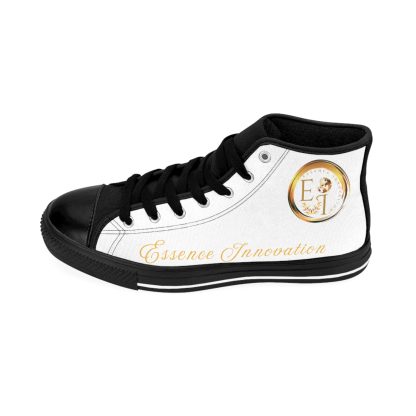 HighTop Classic White | Ladies Black Trim Sneakers - Image 4