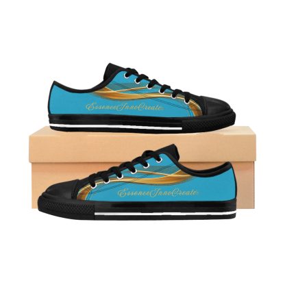 EssenceInnoCreate Striped Turquoise | Ladies LowTop Sneakers - Image 2