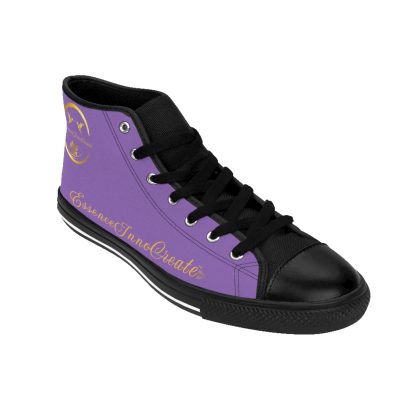 HighTop Sneakers Light Purple | EssenceInnoCreate Streetwear - Image 9