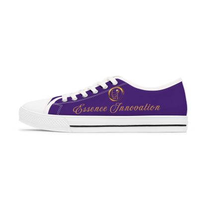 Ladies EssenceInno Purple | Classic White Trim LowTops - Image 2